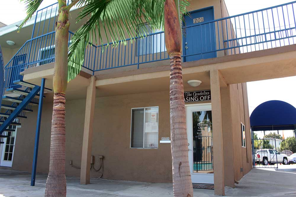 This image is the visual representation of Outside 3 in The Gondolier Apartments.